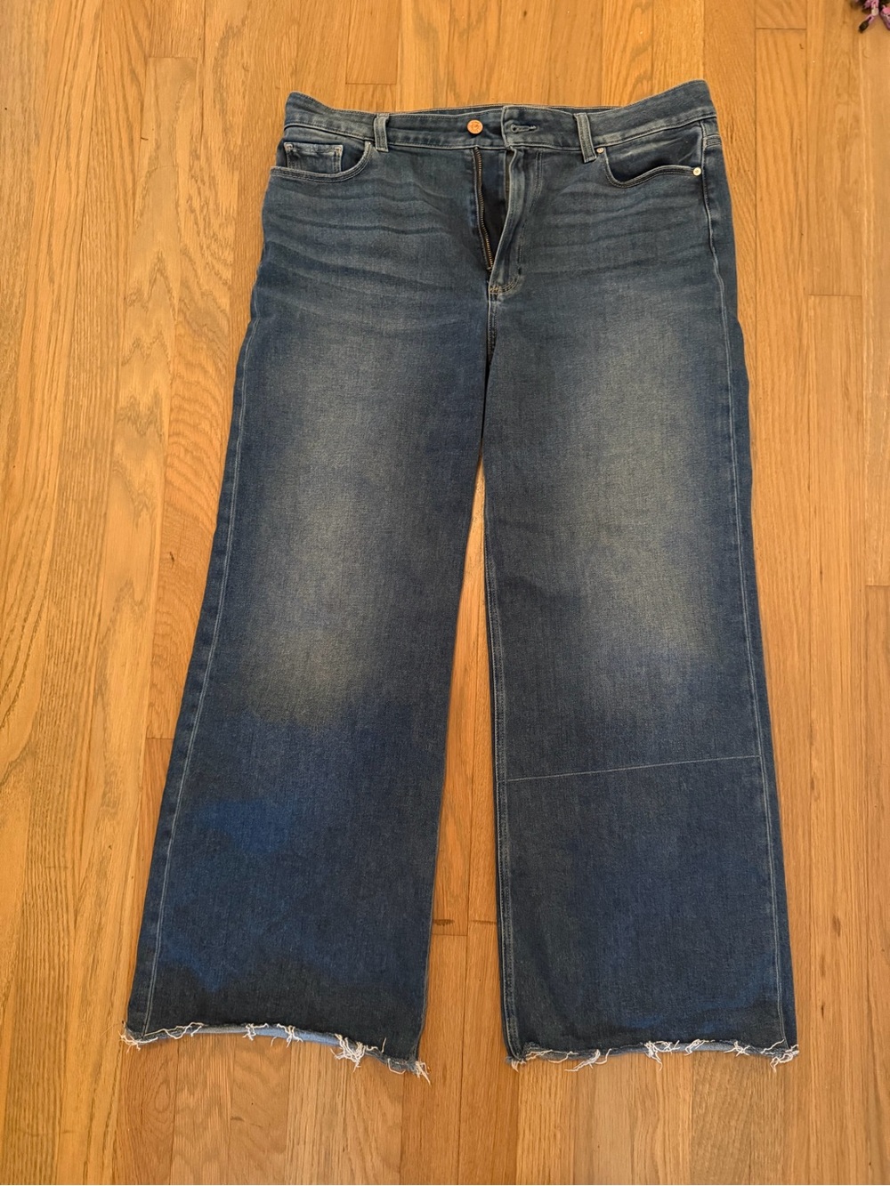Paige wide leg stretch jeans